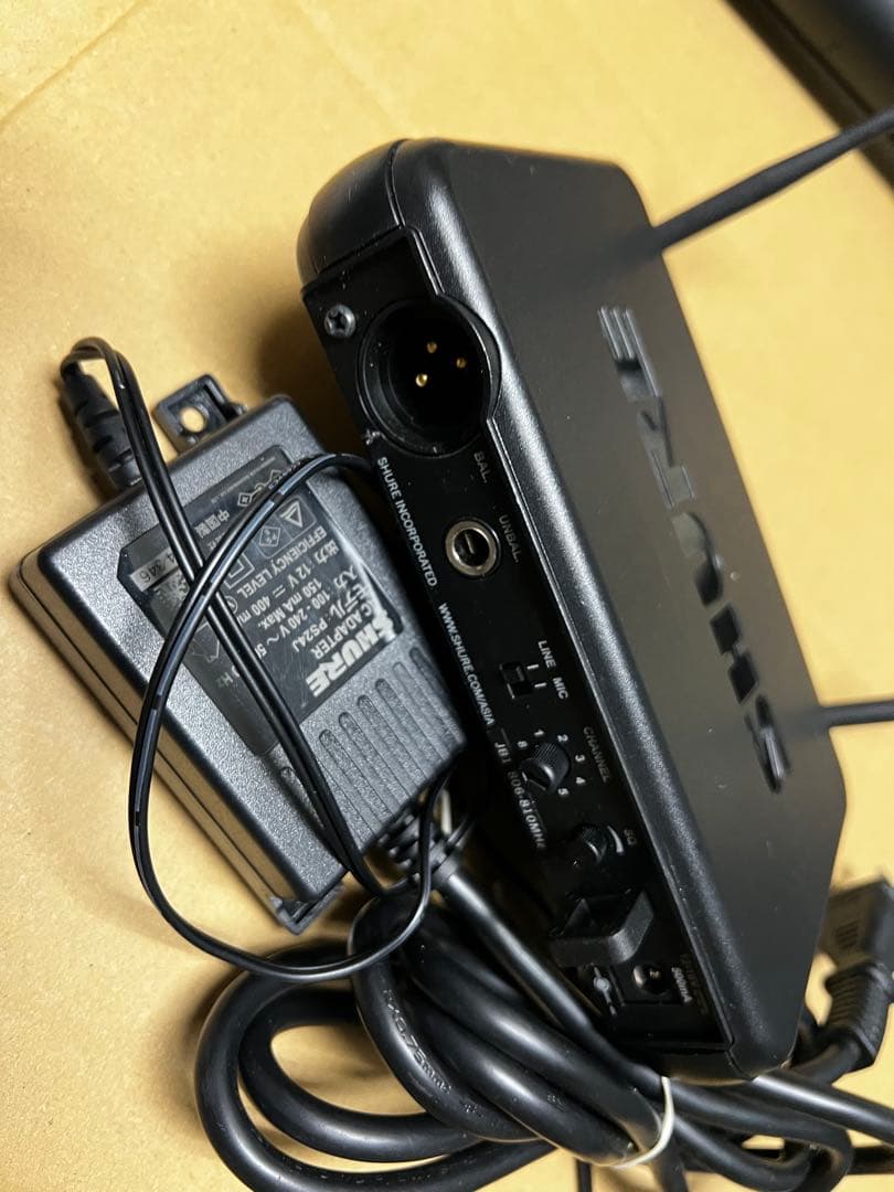 【中古】SHURE ワイヤレスマイクシステム SVX24/PG58 動作確認済み