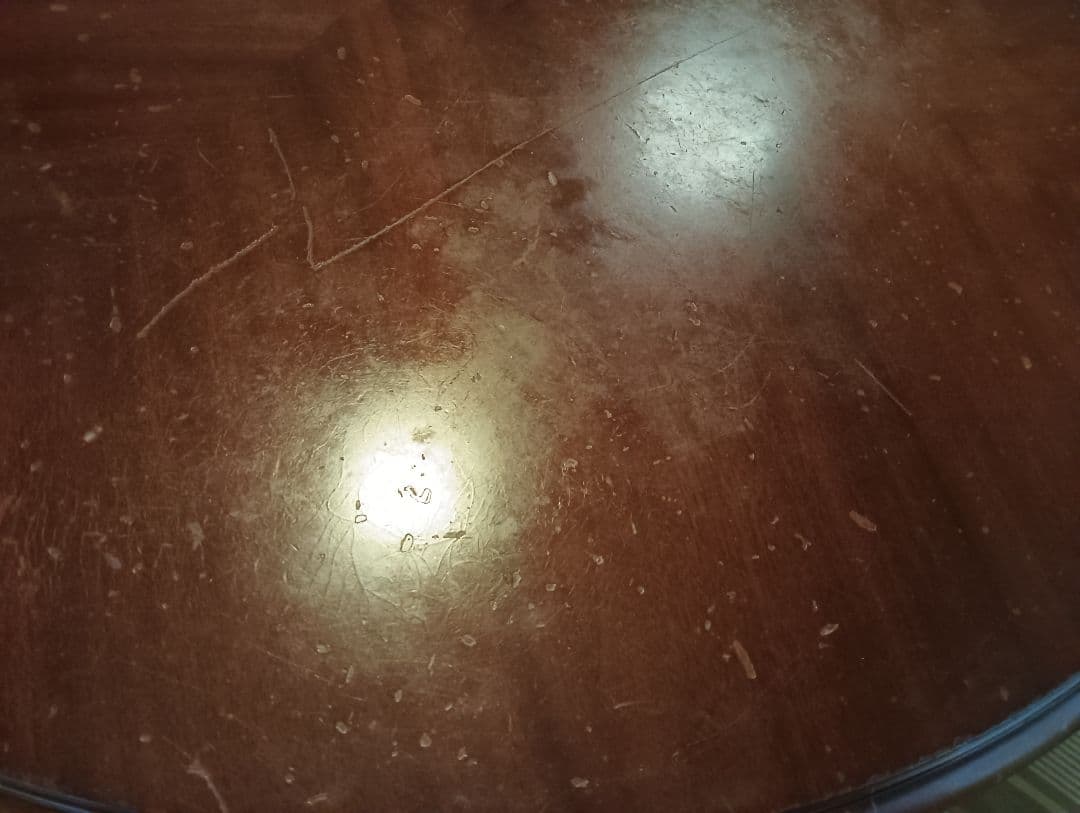 大塚家具ダイニングテーブル　 マホガニー 　クイーンアン