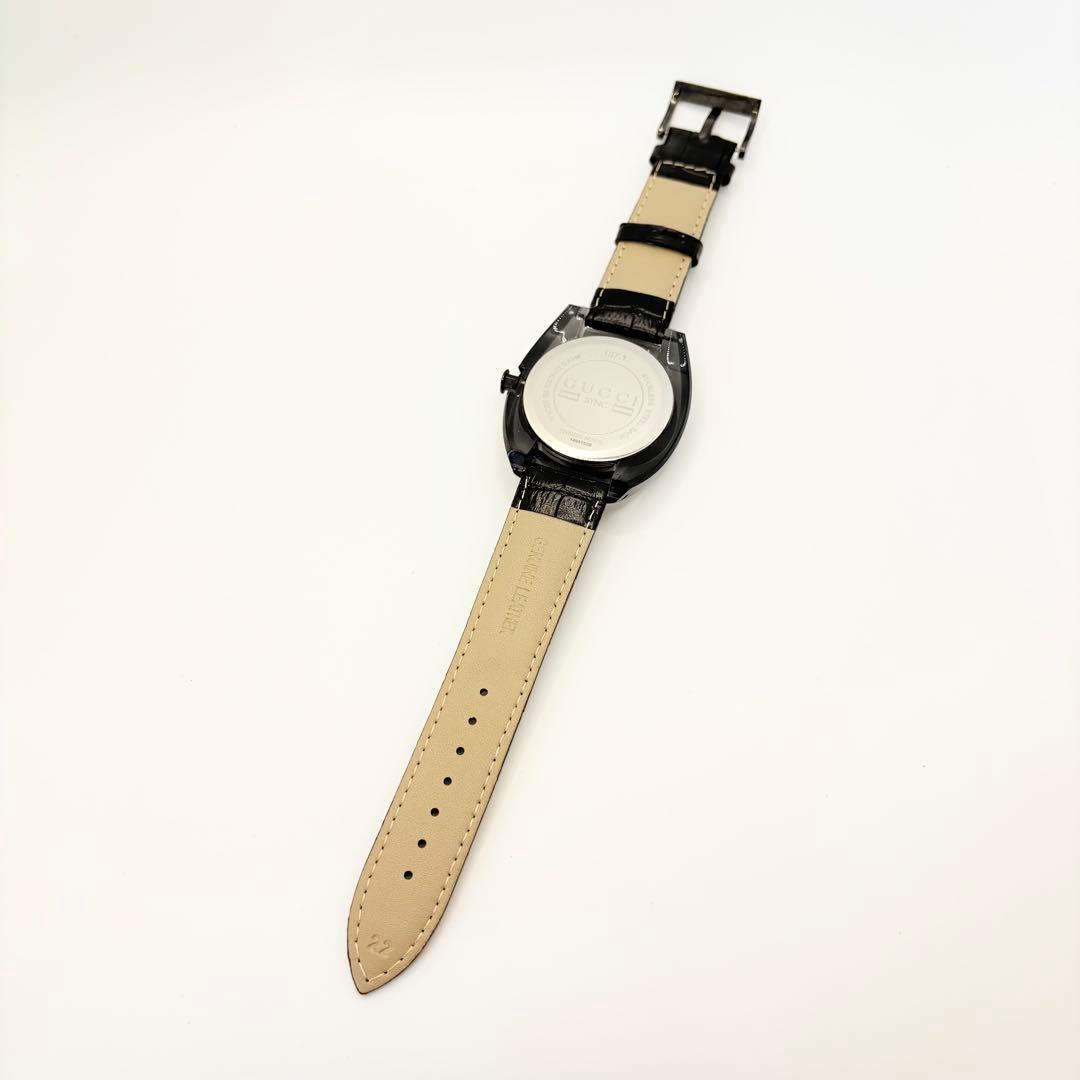 稼働 希少 GUCCI グッチ 腕時計 137.1 SYNC シンク ブラック
