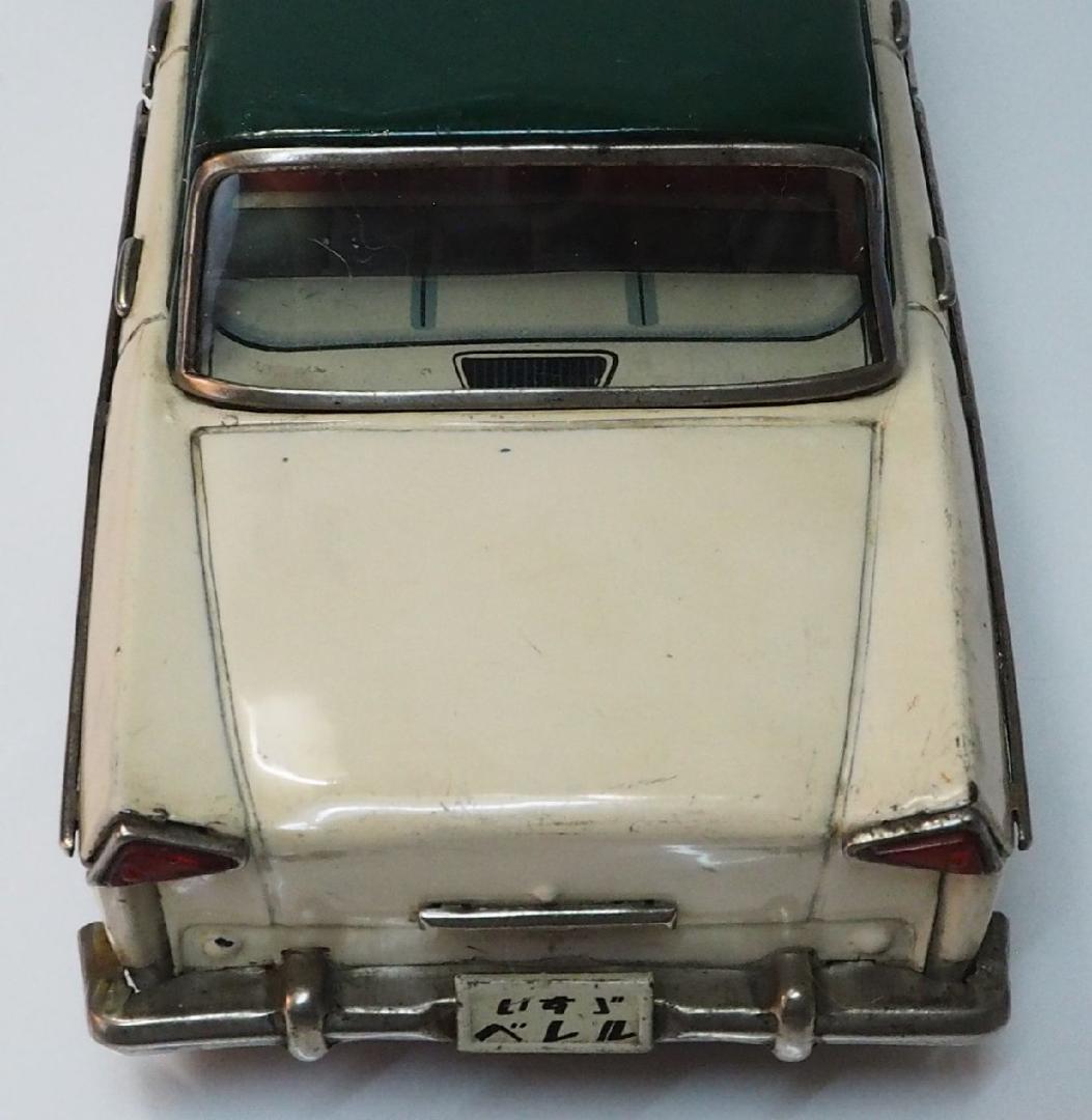 うおち　　当時物【イスズベレル緑/白】ブリキ製フリクションミニカー【箱無】