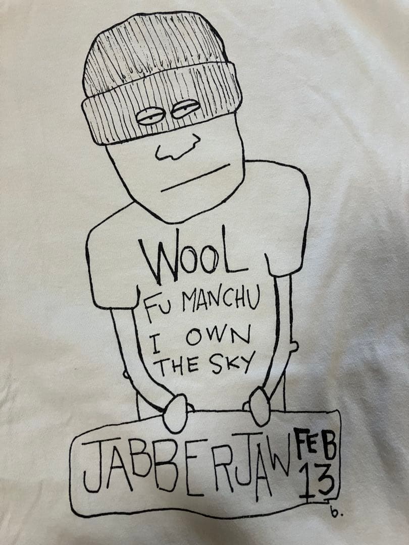 90s WOOL fu manchu ワンデイ　LIVE Tシャツ バンド