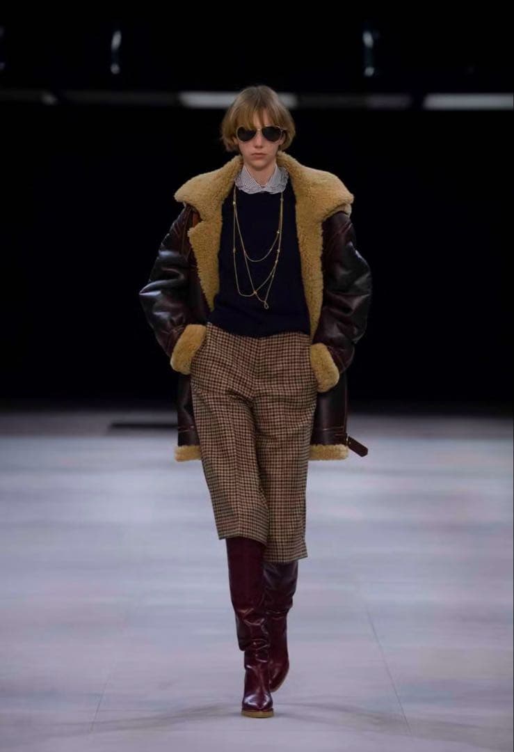 CELINE ブラック キュロットスカート 36