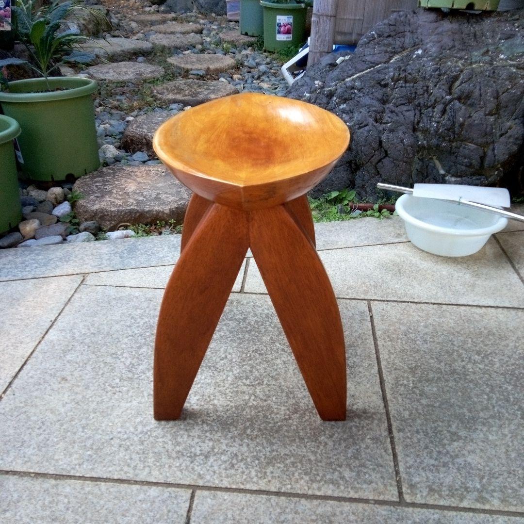 タンザニアドドマ族ヴィンテージスツールアフリカ椅子民藝古道具