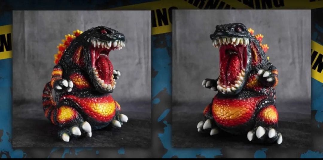 【GVA-BC ゴジラ1995 ソフビ ノーマル カゲマルデザイン】