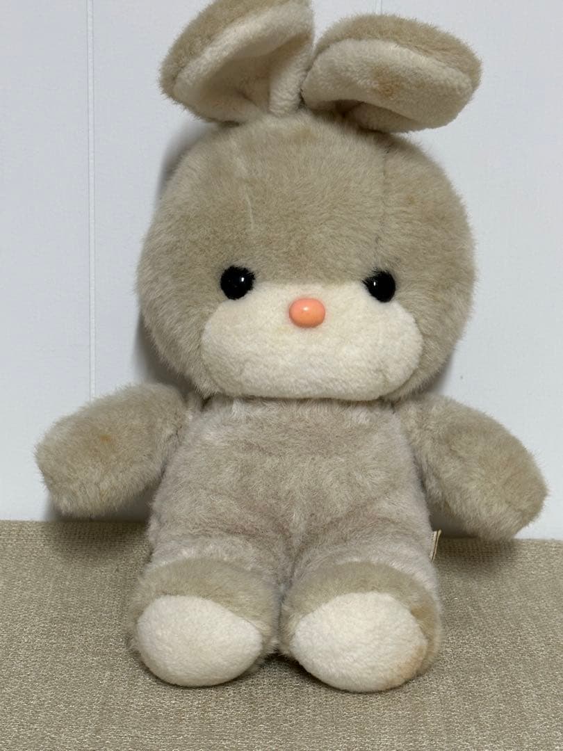 希少！当時物 吉徳 旧タグ うさぎ ぬいぐるみ 昭和レトロ レア！兎 ラビット