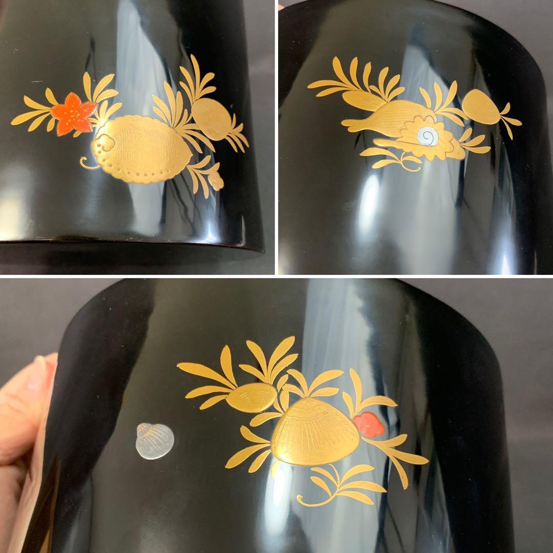 E313 送料無料 曲水指 漆器 蒔絵 茶道具 茶室 茶道 共箱 - メルカリ