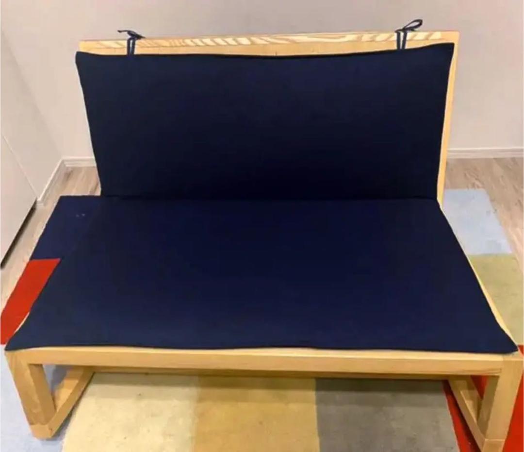 ACTUSアクタス　ロッキングチェア（紺色クッション付）