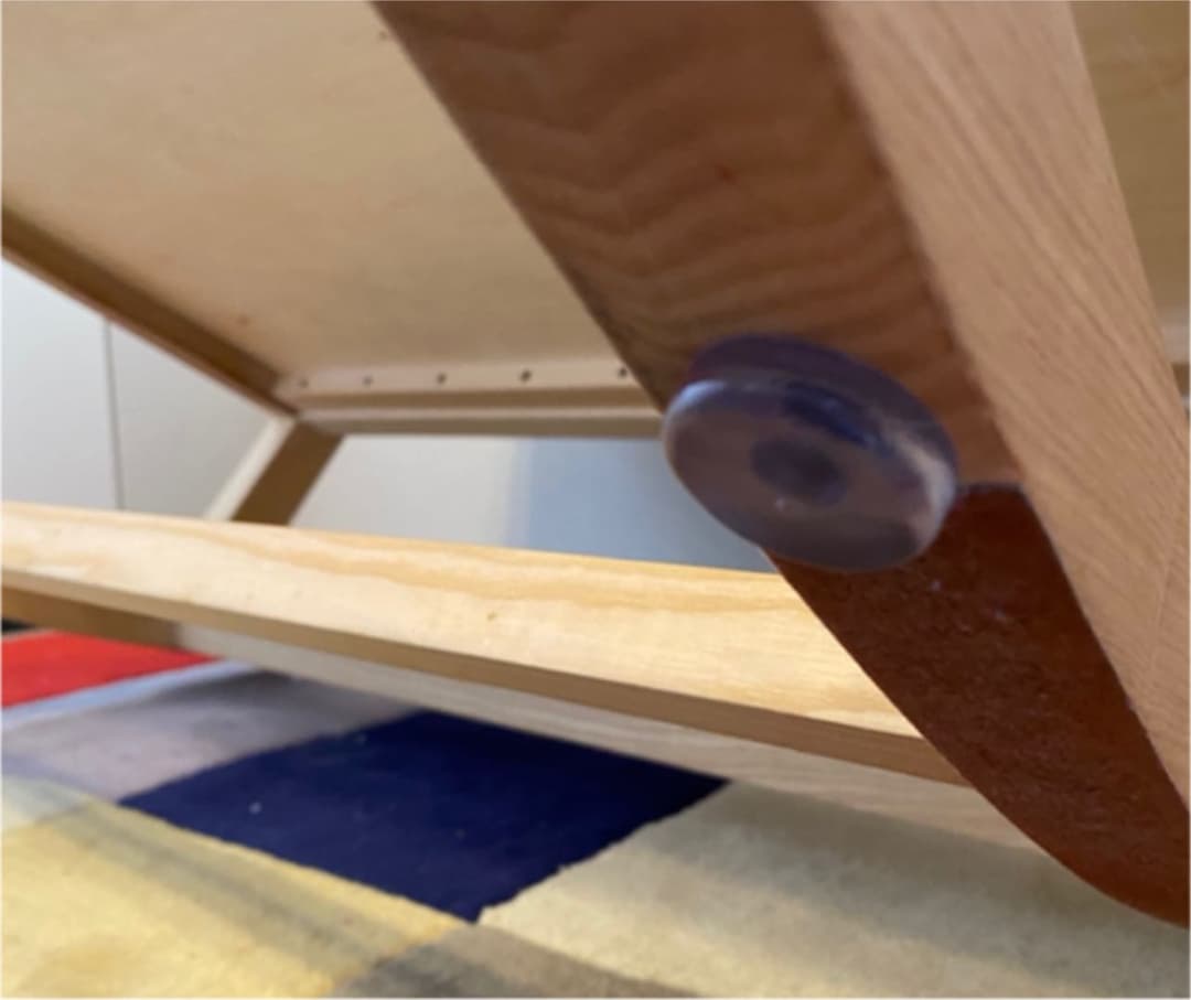 ACTUSアクタス　ロッキングチェア（紺色クッション付）