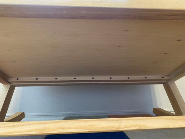 ACTUSアクタス　ロッキングチェア（紺色クッション付）