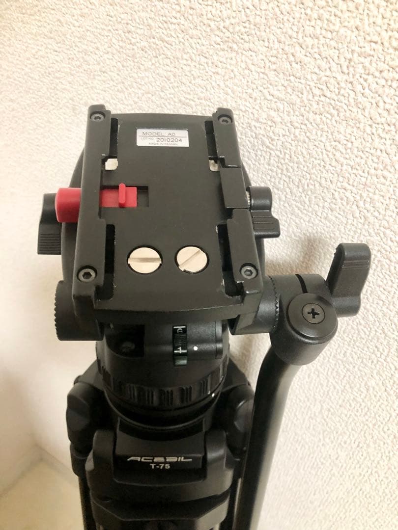 ACEBILエースビル T75　ビデオ三脚　送料無料