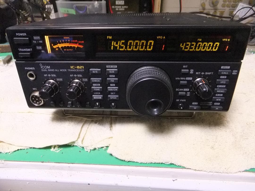 ☆アイコム144/430MHz帯オールモード機IC-821（現状渡し）☆