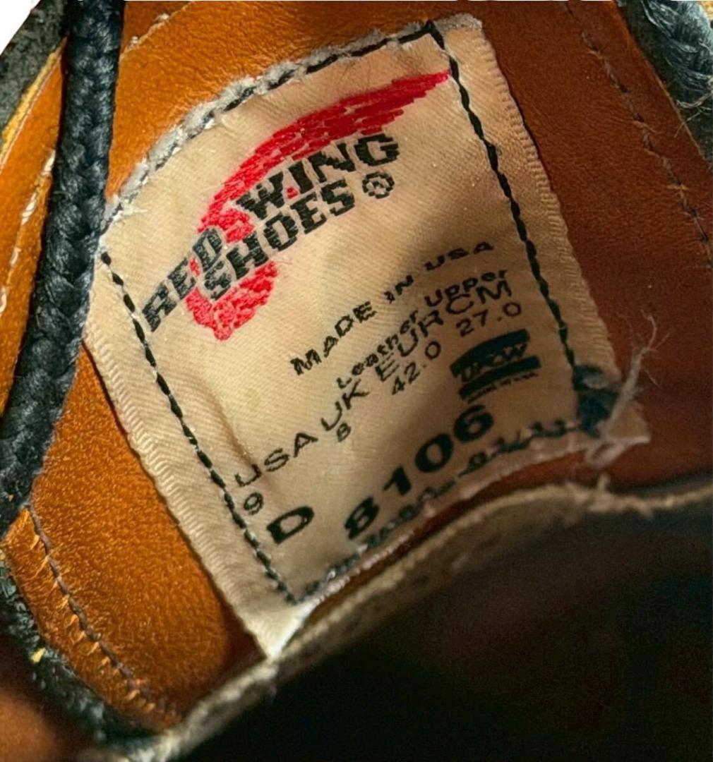 レッドウイング クラシック オックスフォード ブラック US9D 27㎝