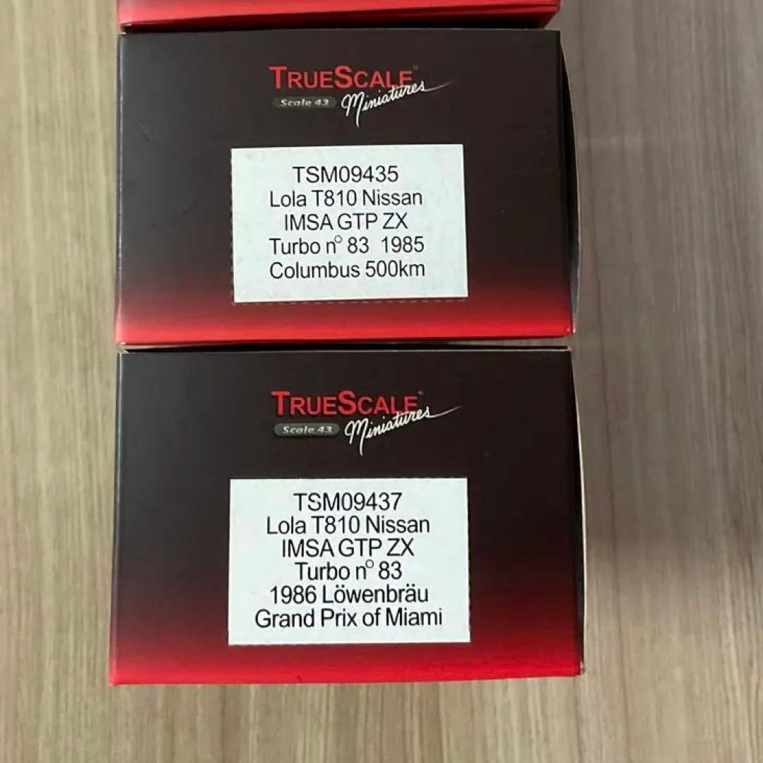 TRUE SCALE Lola T810 Nissan ミニカー 2台セット