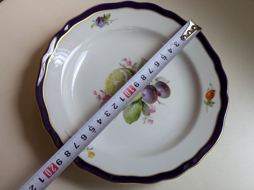 Seiko様専用 マイセン Meissen フルーツ コバルト 金彩