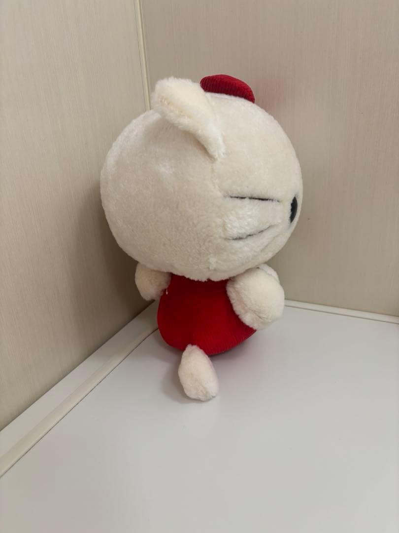 【激レア】1975年 初代キティぬいぐるみ／袋付　ビンテージ　昭和レトロ