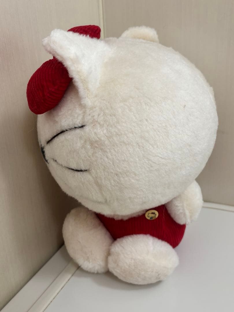 【激レア】1975年 初代キティぬいぐるみ／袋付　ビンテージ　昭和レトロ