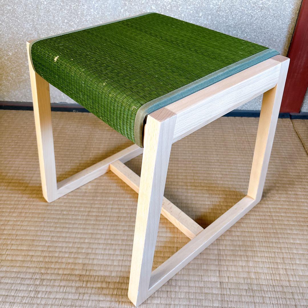 ADAL 双葉スツール／高さ45cm／和モダンインテリア