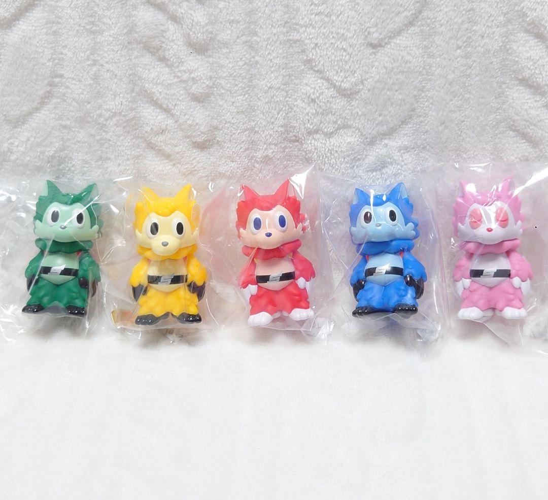 VAG SERIES43.5 ゴレンジャー×おおかみくん 5個コンプリートセット