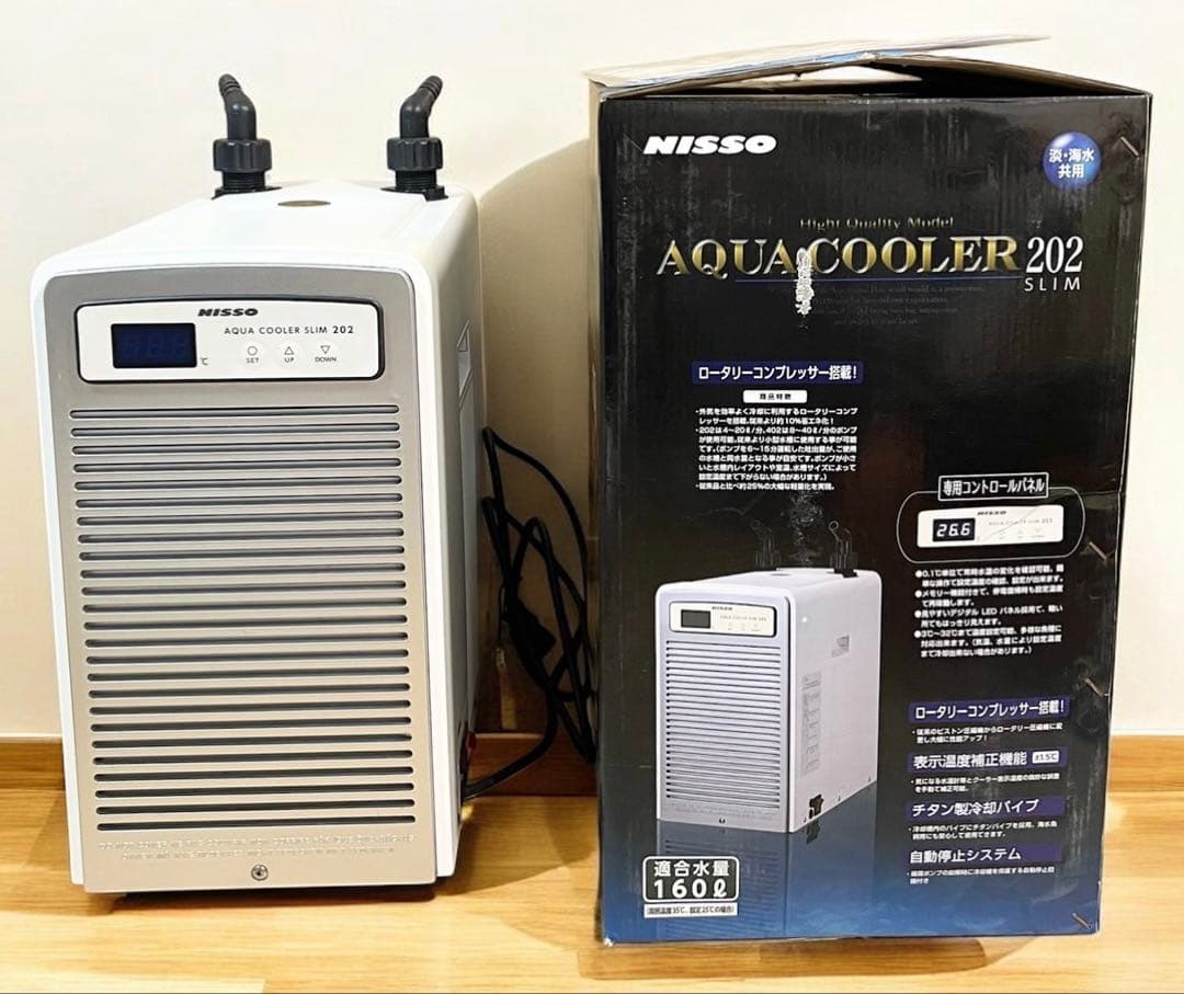 ニッソー「アクアクーラー　スリム　202」 Amazon | ニッソー アクアクーラースリム 202 160W | ニッソー