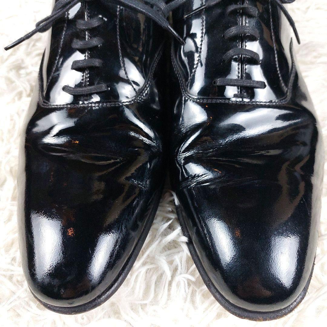 クロケット＆ジョーンズ 結婚式 エナメルドレスシューズ 靴黒 26cm