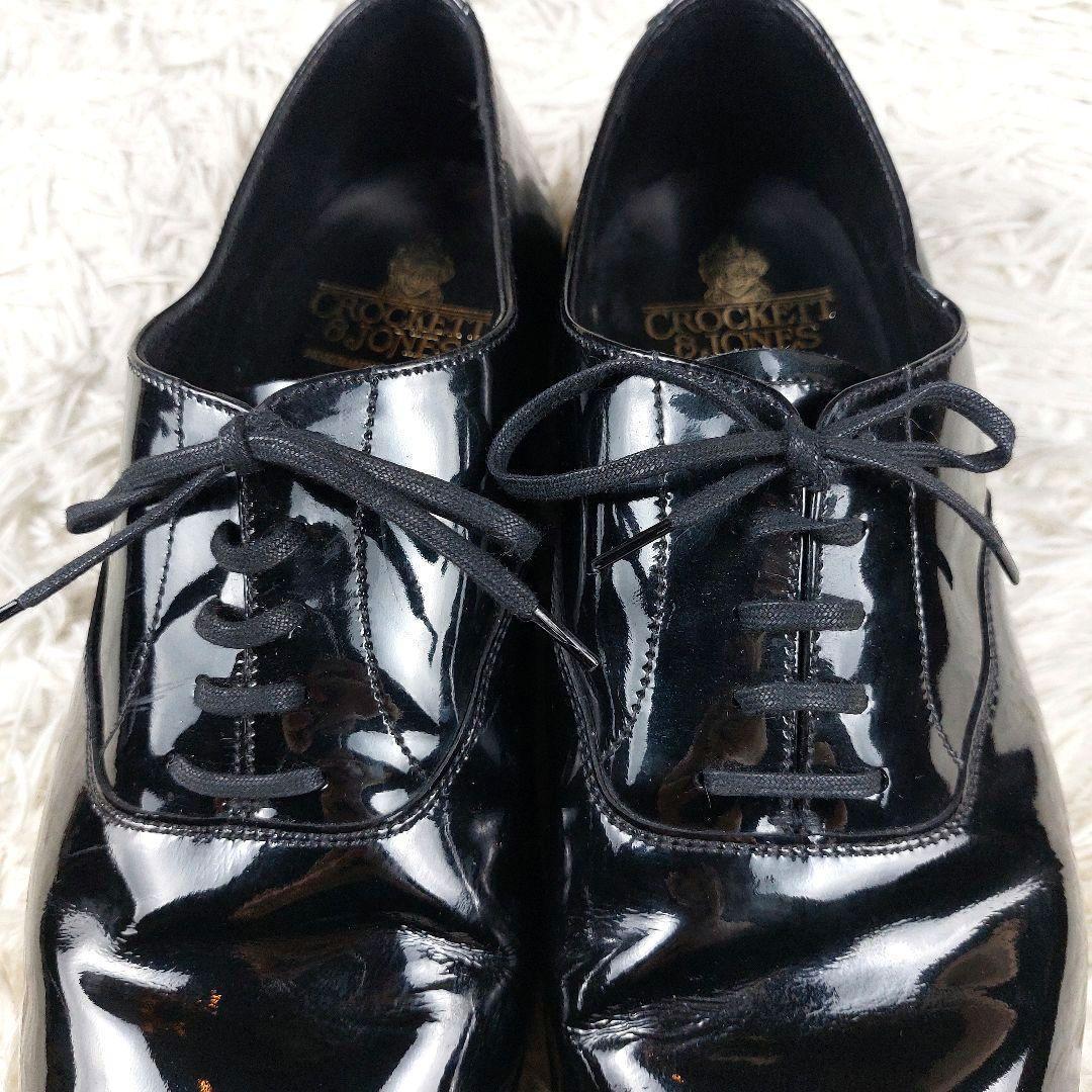 クロケット＆ジョーンズ 結婚式 エナメルドレスシューズ 靴黒 26cm