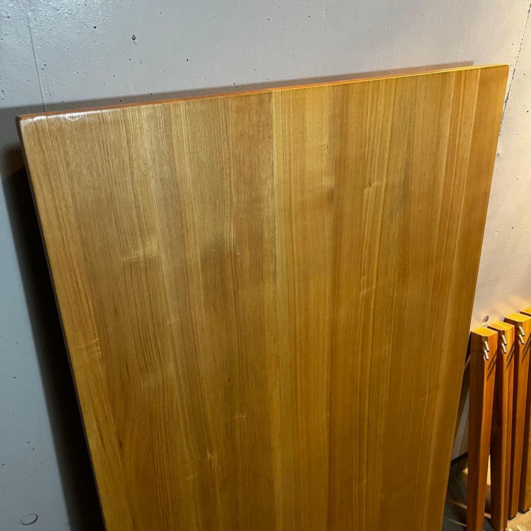 美品・廃盤希少★無印 タモ材ダイニングテーブル