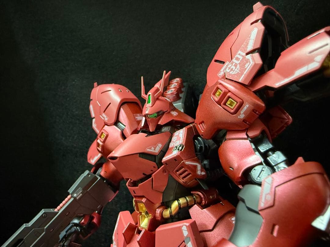 RG サザビー　完成品　全塗装　赤バンダイ