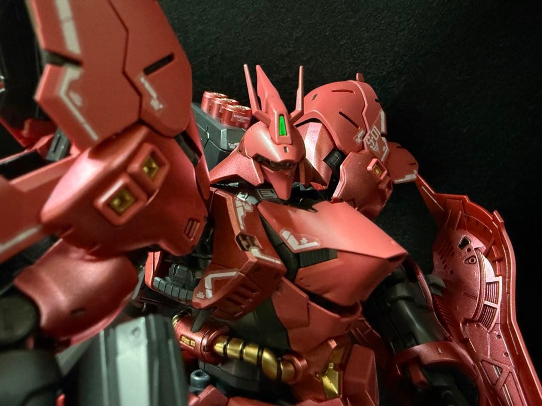 RG サザビー　完成品　全塗装　赤バンダイ