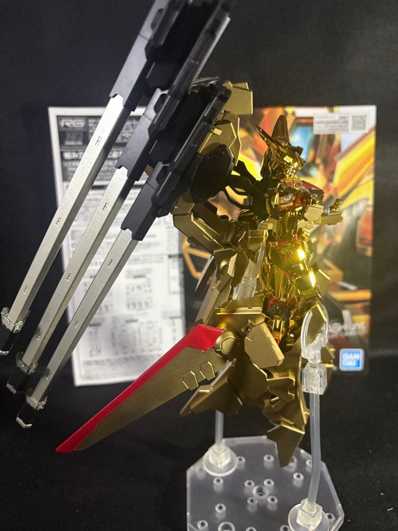 作製済みRGアカツキ+シラヌイパック+ゼウスシルエット 欠品あり