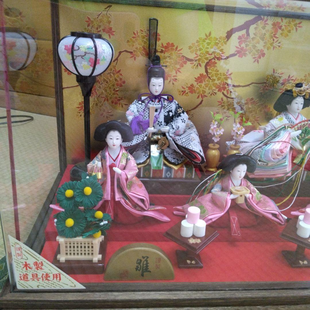 【美品】雛人形 アクリルケース入り