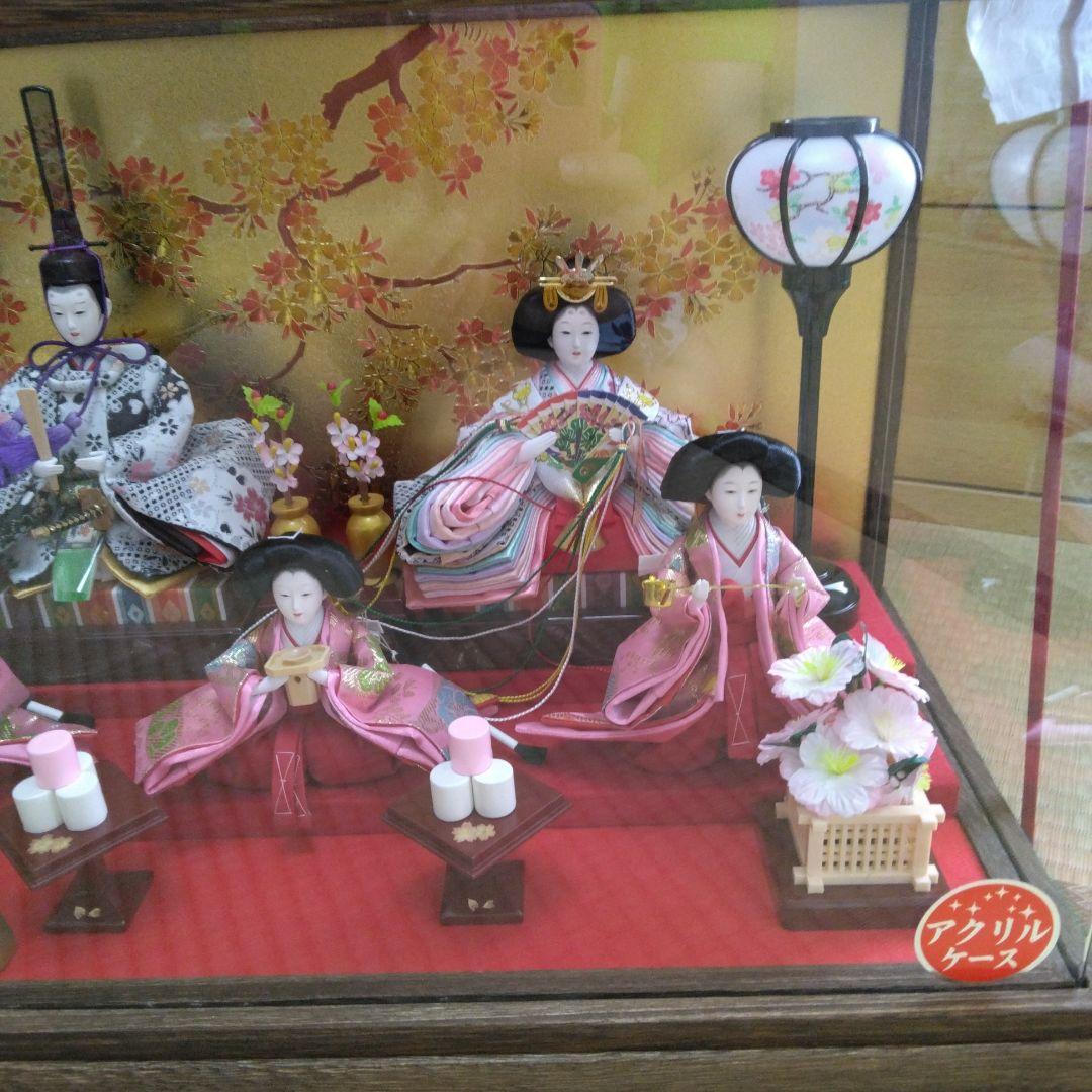 【美品】雛人形 アクリルケース入り
