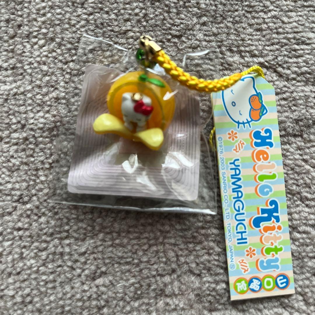 ハローキティ　ご当地ストラップ　根付け　中国地方版　9点セット