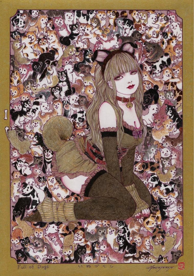 チャッピー様リクエスト作品『いぬづくし』 買うホビー・楽器・アート - チャッピー様リクエスト作品『いぬづくし