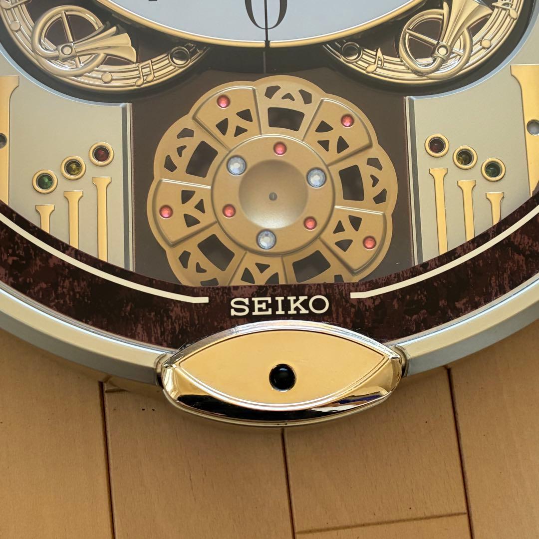 【送料込】SEIKO セイコー ウェーブシンフォニー RE568B からくり時計