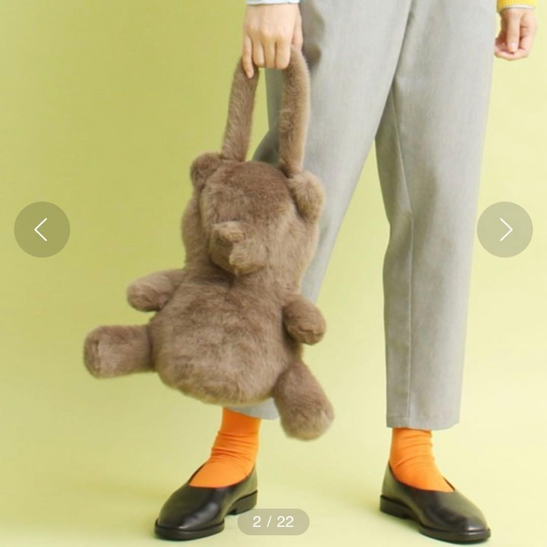 くまの人形バッグ