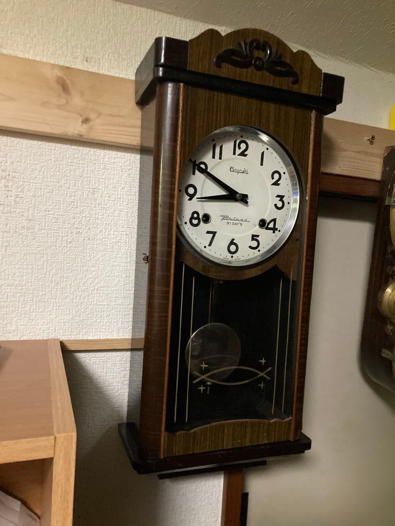 アンティーク振り子時計 林時計　Prince 31DAY‘s 修復済品 稼動中
