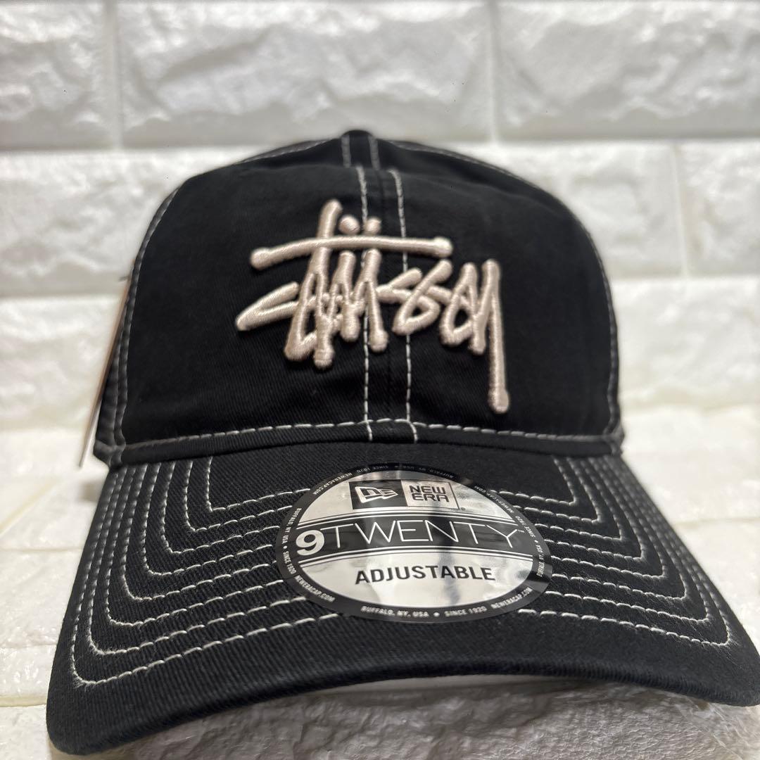 Stussy 9TWENTY 黒 キャップ M10993490オリジナル