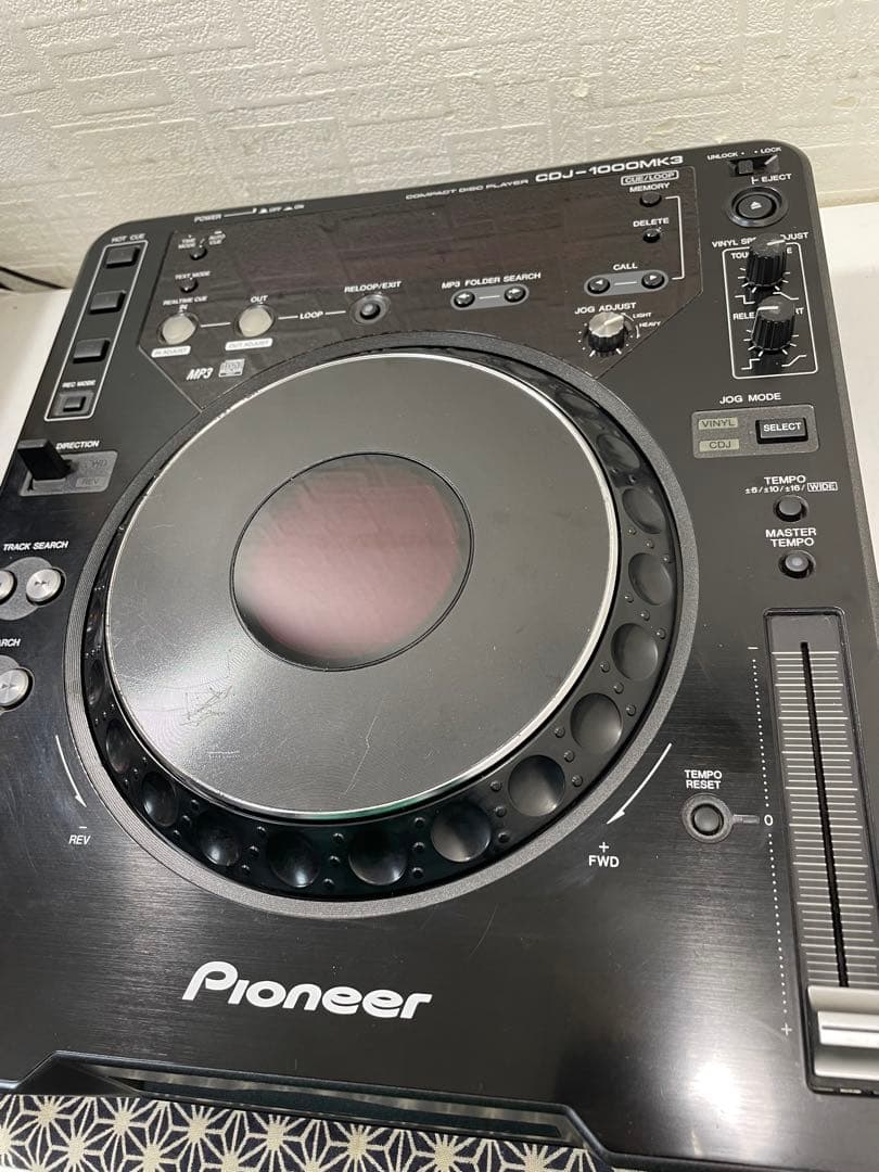 pioneer dj パイオニア CDJ-1000mk3 回転部メンテナンス