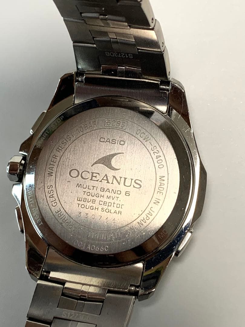 【美品】CASIO　オシアナス マンタ　OCW-S2400-1AJF