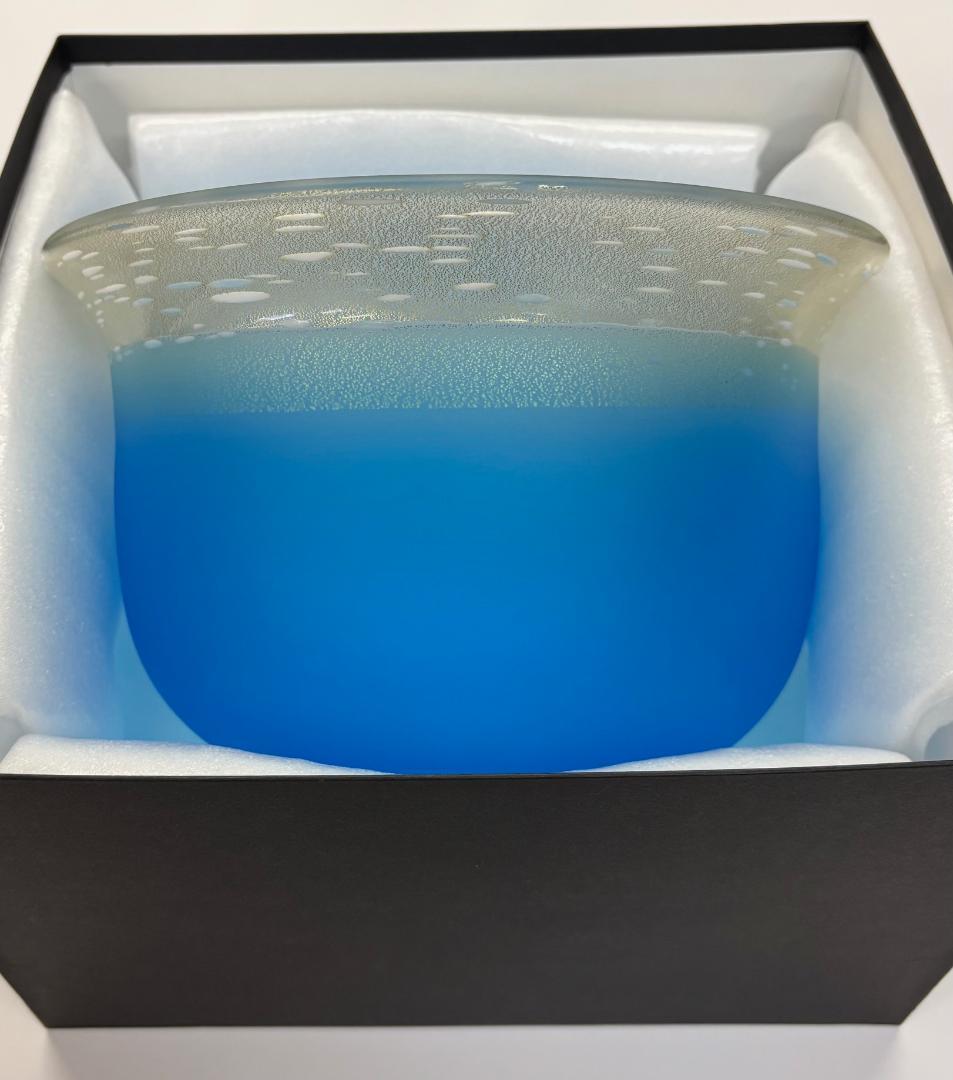 グラスアートクロキ 黒木国昭 マリンブルーボウル