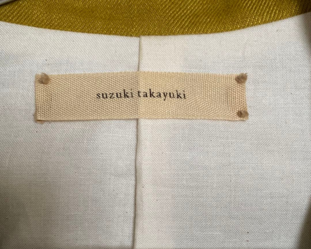 スズキタカユキ suzuki takayuki チェスターコート マスタード 1