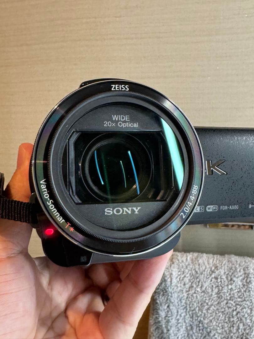 デジタル4Kビデオカメラ ハンディカム SONY FDR-AX60 セット