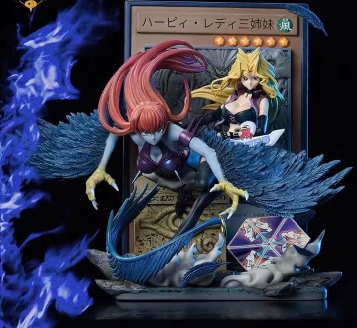 遊戯王 孔雀舞 ハーピィ ガレージキット ガレキ スタチュー