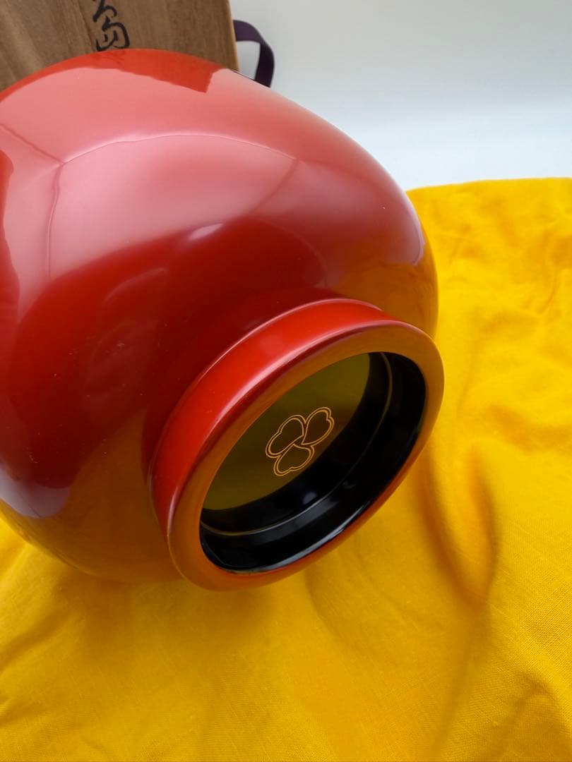 輪島塗　粥椀　高州堂造　塗師　富三　1客