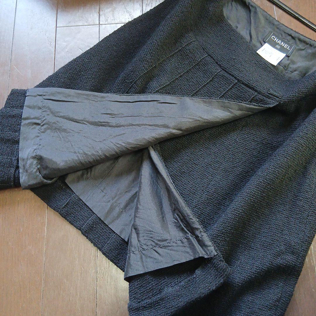 CHANEL シャネル　パイル生地 タイトスカート ツイード　42