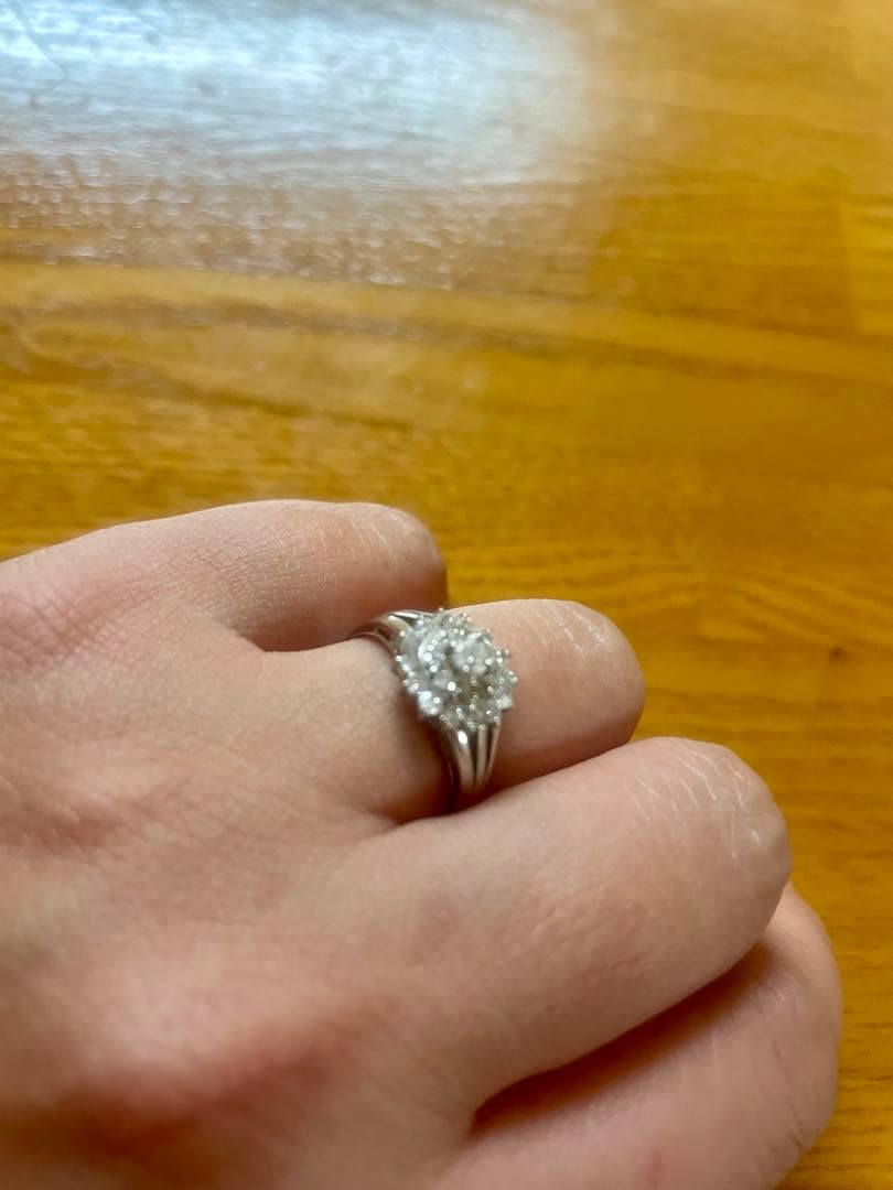 7*3様 プラチナダイヤモンドリング