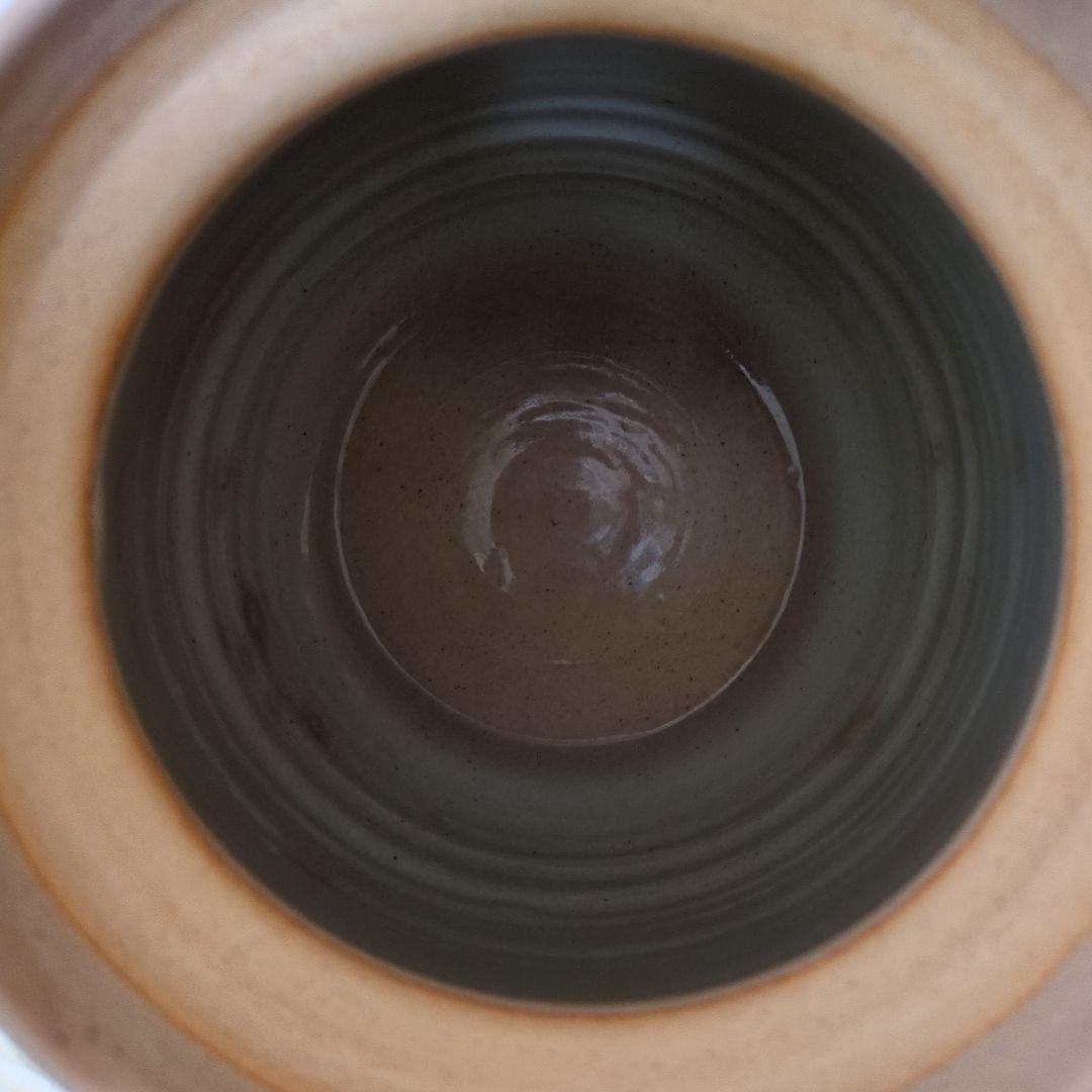 銹絵波文 袋型水指 香舟 栗田口焼 茶道 茶道具