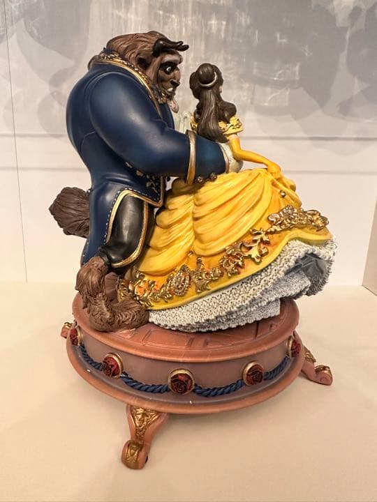 限定1100個 ディズニー 美女と野獣 オルゴールフィギュア リミテッド