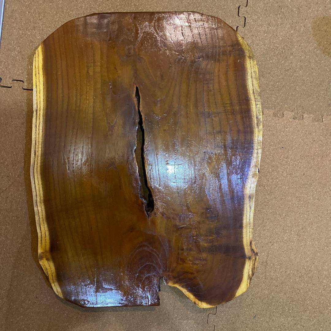 特上 桑の木の置物と置物台 木工 工芸品 ハンドメイド