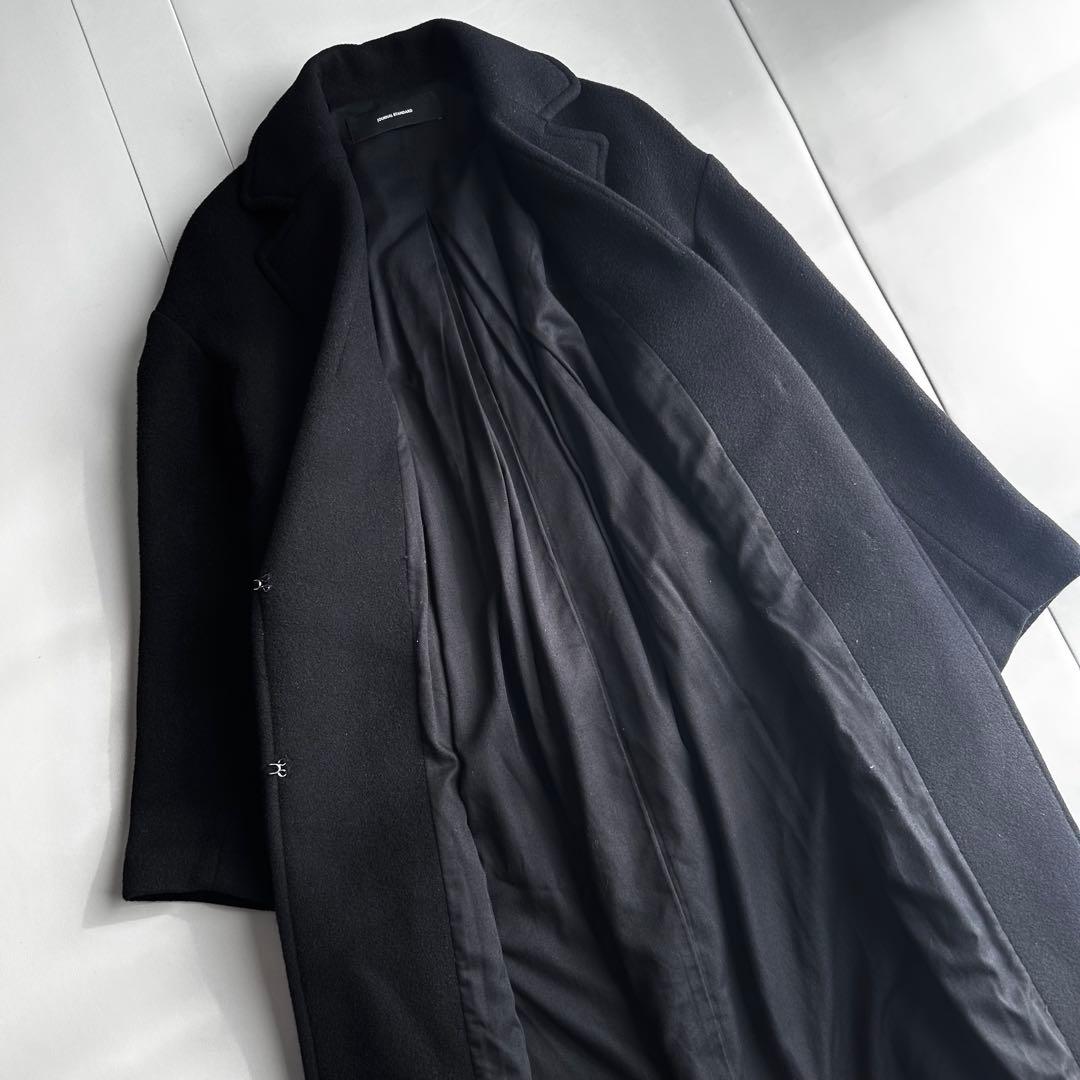 ジャーナルスタンダード ウールアンゴラ ロングコート チェスター